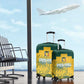 Custom South Africa Soccer Luggage Cover From Protea Roots We Rise - African Pride