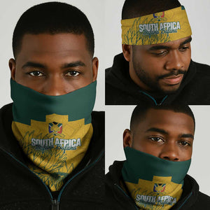 Custom South Africa Soccer Neck Gaiter From Protea Roots We Rise - African Pride