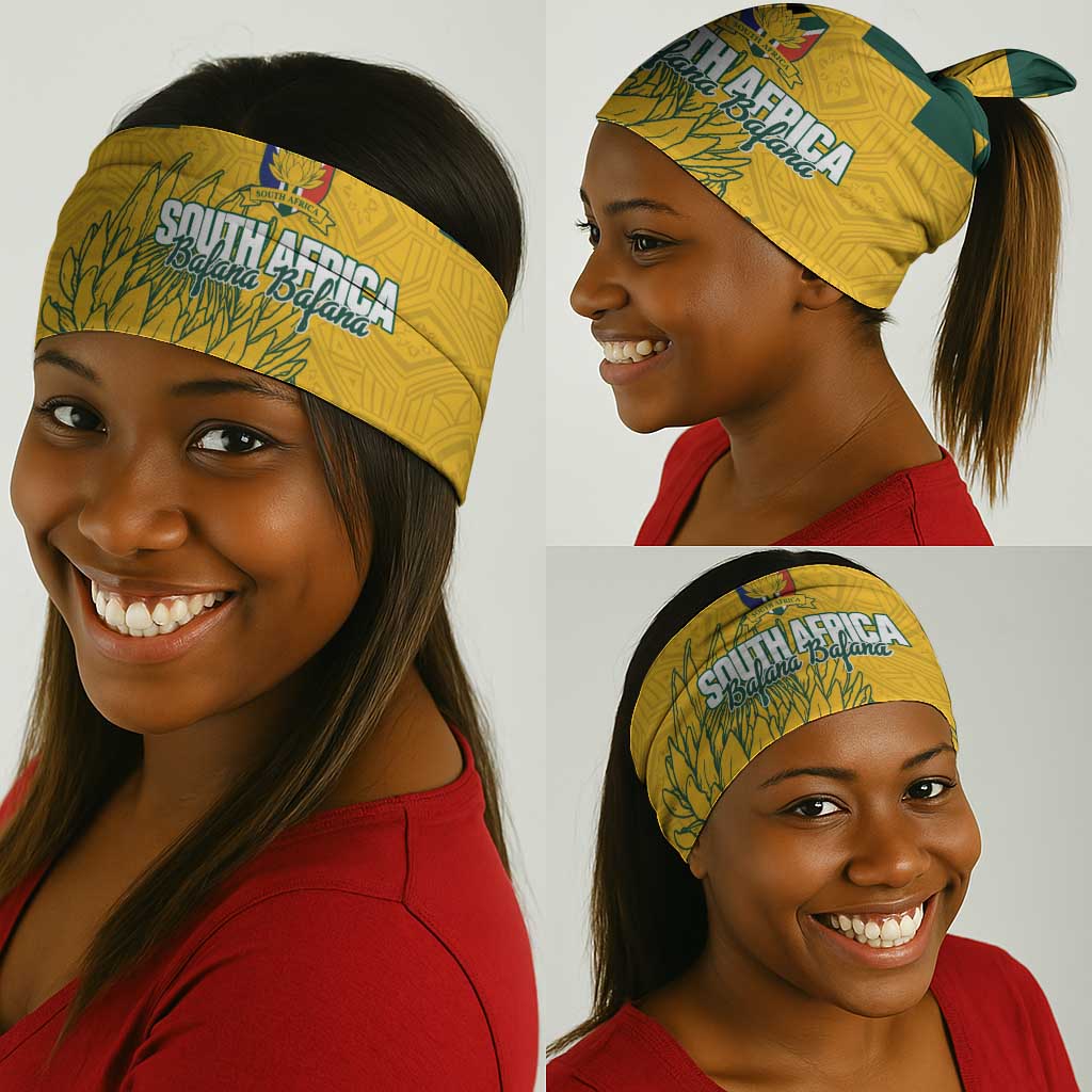 Custom South Africa Soccer Neck Gaiter From Protea Roots We Rise - African Pride