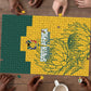 Custom South Africa Soccer Puzzle From Protea Roots We Rise - African Pride