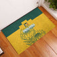 Custom South Africa Soccer Rubber Doormat From Protea Roots We Rise - African Pride