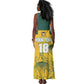 Custom South Africa Soccer Tank Maxi Dress From Protea Roots We Rise - African Pride