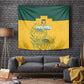 Custom South Africa Soccer Tapestry From Protea Roots We Rise - African Pride