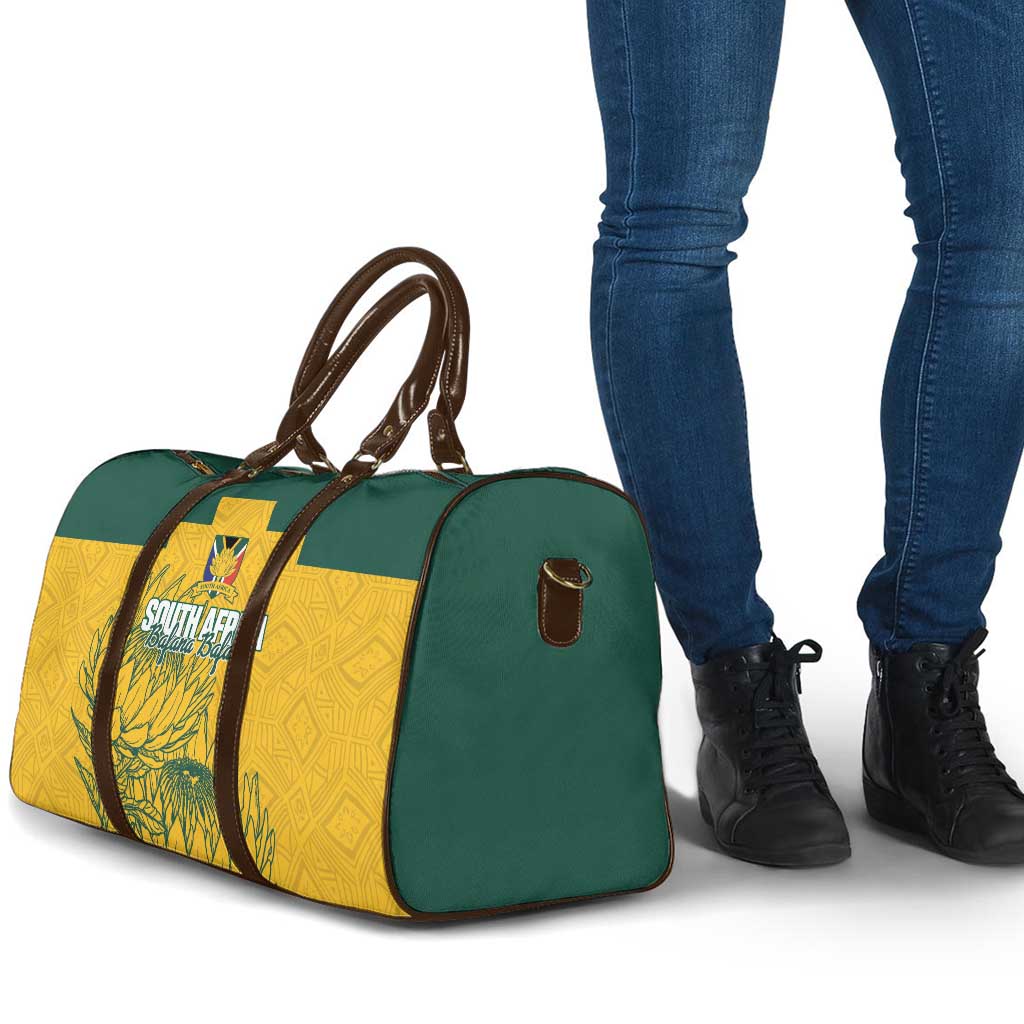 Custom South Africa Soccer Travel Bag From Protea Roots We Rise - African Pride