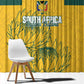 Custom South Africa Soccer Window Curtain From Protea Roots We Rise - African Pride