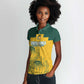 Custom South Africa Soccer Women Polo Shirt From Protea Roots We Rise - African Pride