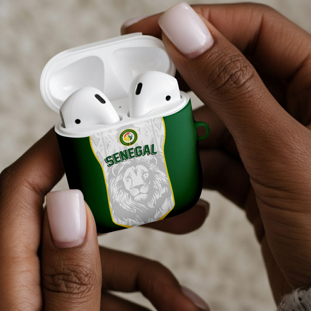 Senegal Football 2026 AirPods Case Proud Lions of Teranga Spirit