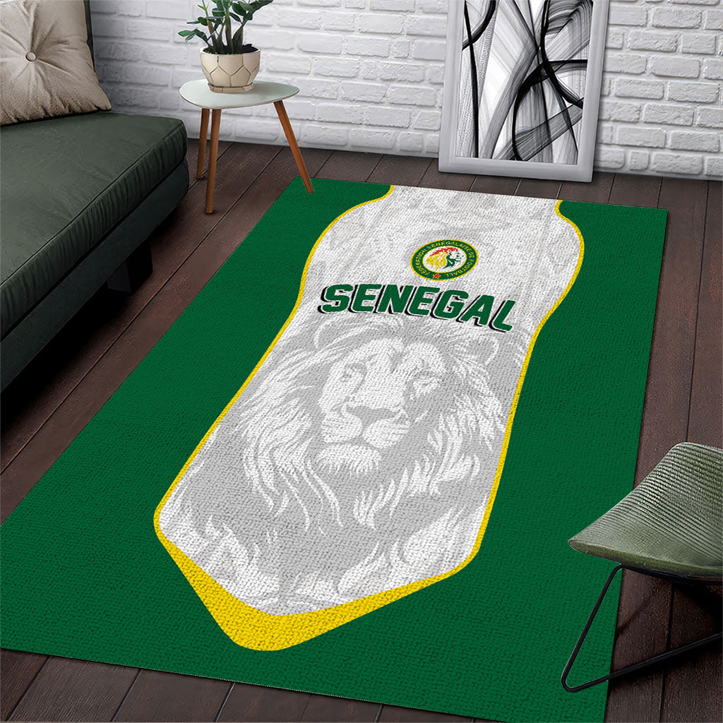 Senegal Football 2026 Area Rug Proud Lions of Teranga Spirit