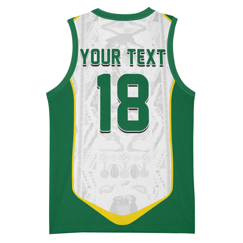 Custom Senegal Football 2026 Basketball Jersey Proud Lions of Teranga Spirit