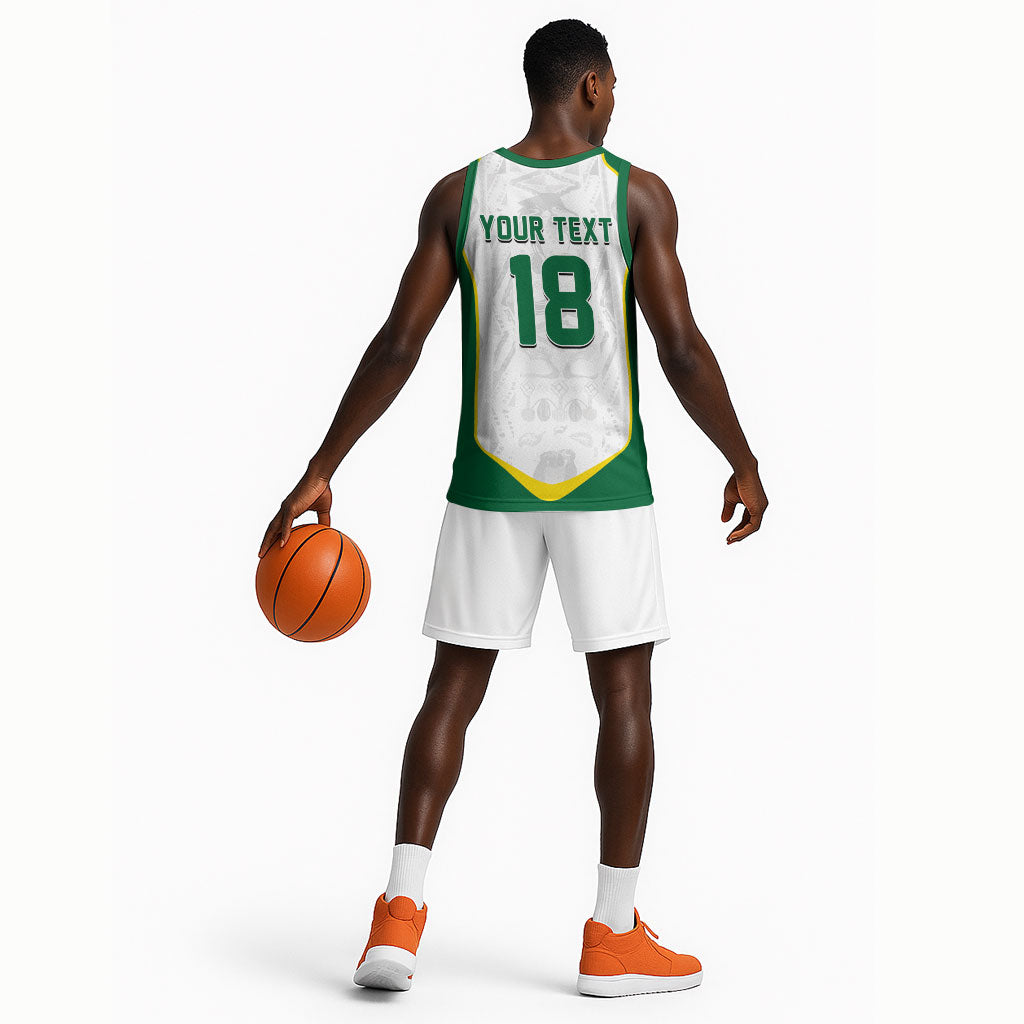 Custom Senegal Football 2026 Basketball Jersey Proud Lions of Teranga Spirit