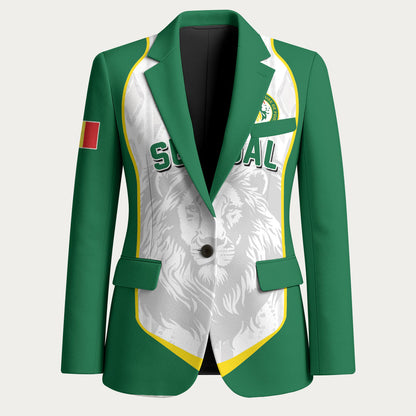 Custom Senegal Football 2026 Blazer Proud Lions of Teranga Spirit