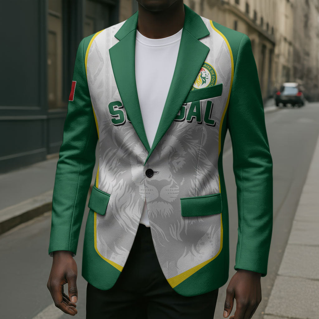 Custom Senegal Football 2026 Blazer Proud Lions of Teranga Spirit