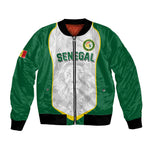 Custom Senegal Football 2026 Bomber Jacket Proud Lions of Teranga Spirit