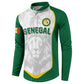 Custom Senegal Football 2026 Button Sweatshirt Proud Lions of Teranga Spirit