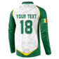 Custom Senegal Football 2026 Button Sweatshirt Proud Lions of Teranga Spirit
