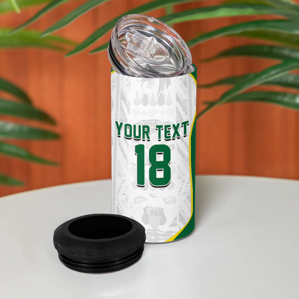 Custom Senegal Football 2026 4 in 1 Can Cooler Tumbler Proud Lions of Teranga Spirit