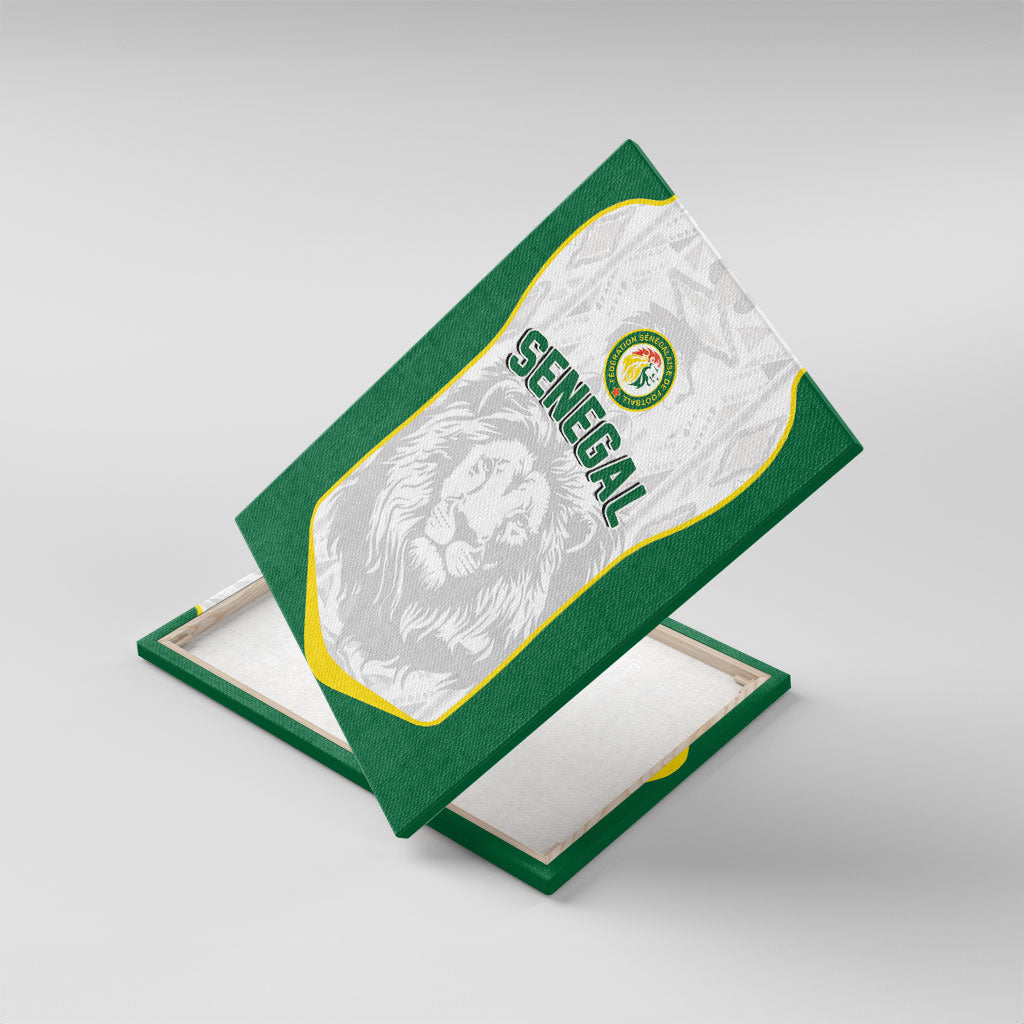 Senegal Football 2026 Canvas Wall Art Proud Lions of Teranga Spirit