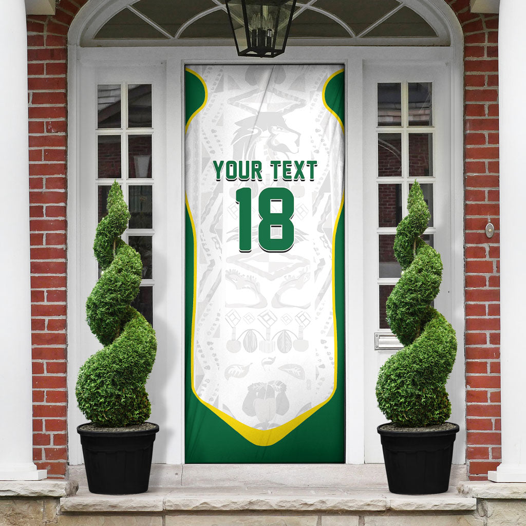 Custom Senegal Football 2026 Door Cover Proud Lions of Teranga Spirit