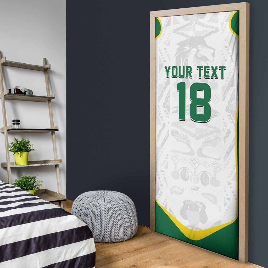 Custom Senegal Football 2026 Door Cover Proud Lions of Teranga Spirit
