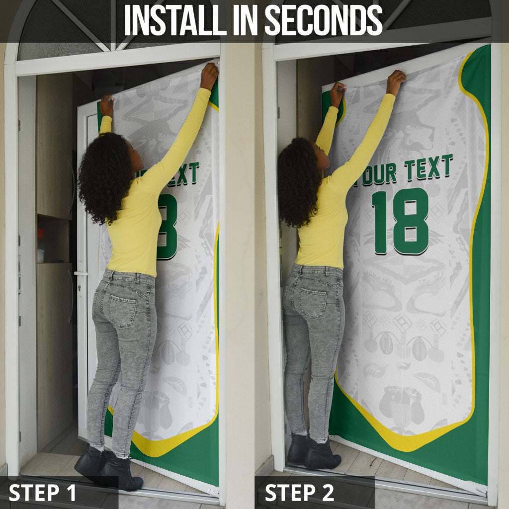 Custom Senegal Football 2026 Door Cover Proud Lions of Teranga Spirit