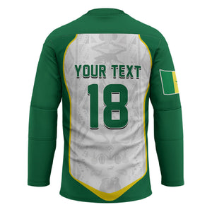 Custom Senegal Football 2026 Hockey Jersey Proud Lions of Teranga Spirit