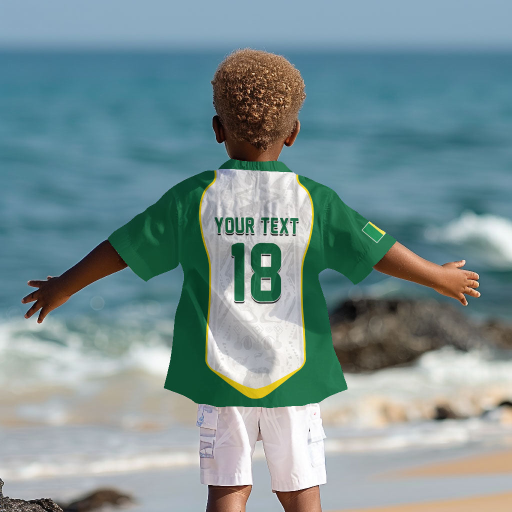 Custom Senegal Football 2026 Kid Hawaiian Shirt Proud Lions of Teranga Spirit