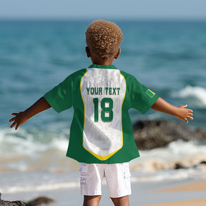 Custom Senegal Football 2026 Kid Hawaiian Shirt Proud Lions of Teranga Spirit