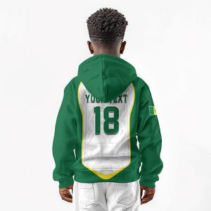 Custom Senegal Football 2026 Kid Hoodie Proud Lions of Teranga Spirit