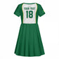 Custom Senegal Football 2026 Kid Short Sleeve Dress Proud Lions of Teranga Spirit