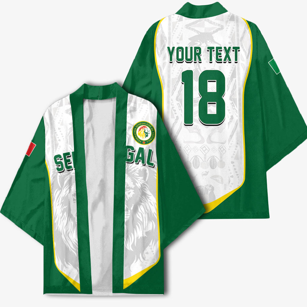 Custom Senegal Football 2026 Kimono Proud Lions of Teranga Spirit