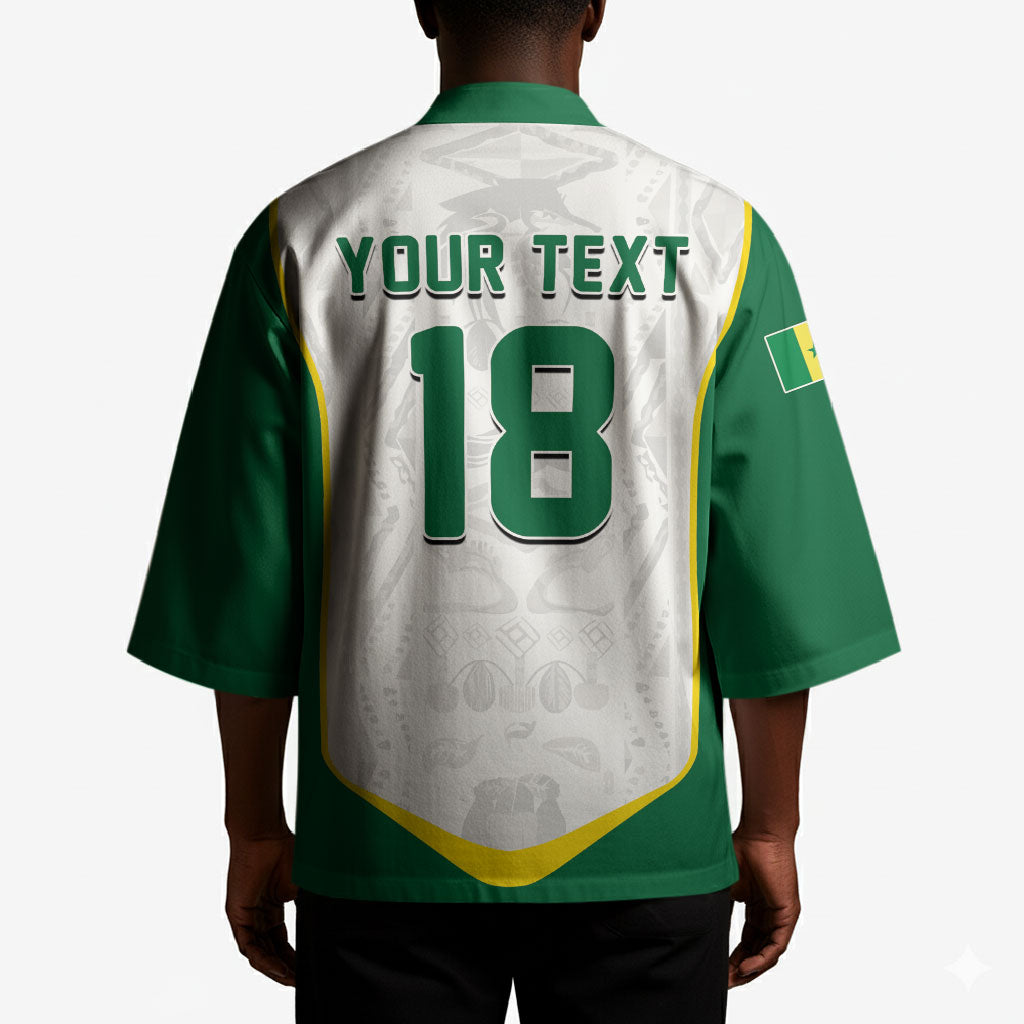 Custom Senegal Football 2026 Kimono Proud Lions of Teranga Spirit