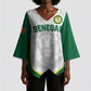 Custom Senegal Football 2026 Kimono Sleeve Blouse Proud Lions of Teranga Spirit
