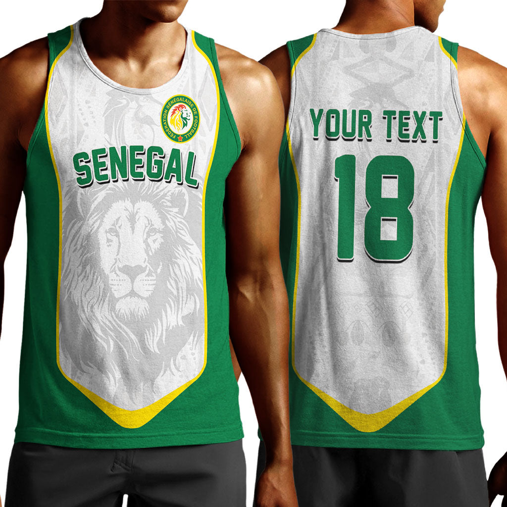 Custom Senegal Football 2026 Men Tank Top Proud Lions of Teranga Spirit