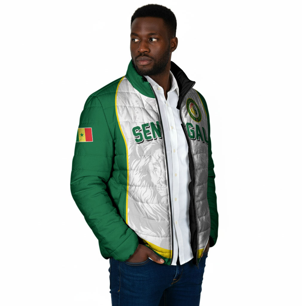 Custom Senegal Football 2026 Padded Jacket Proud Lions of Teranga Spirit