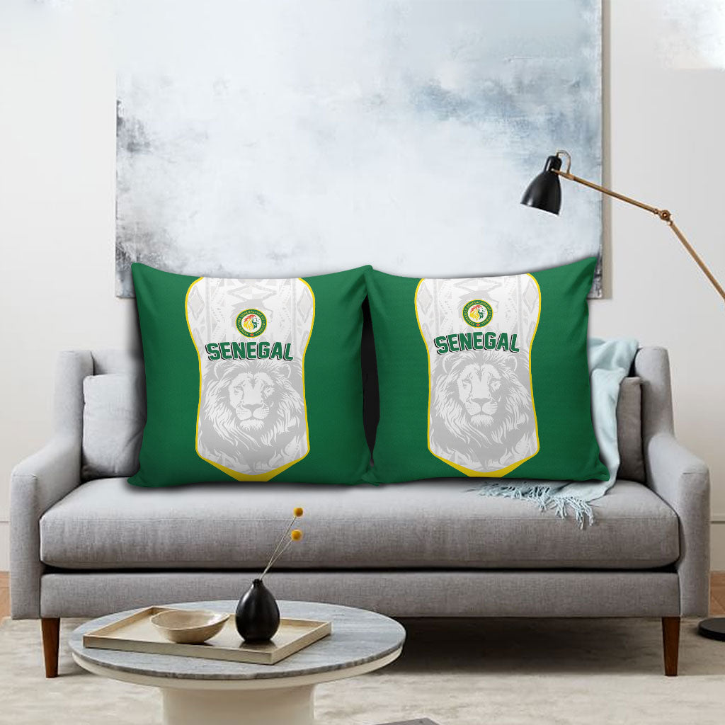 Senegal Football 2026 Pillow Cover Proud Lions of Teranga Spirit