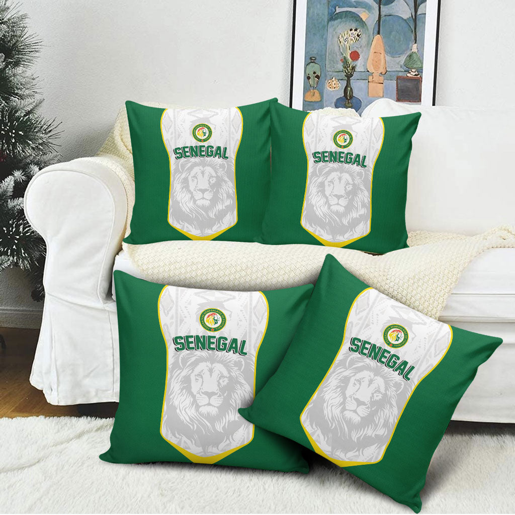 Senegal Football 2026 Pillow Cover Proud Lions of Teranga Spirit