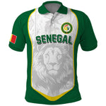 Custom Senegal Football 2026 Polo Shirt Proud Lions of Teranga Spirit