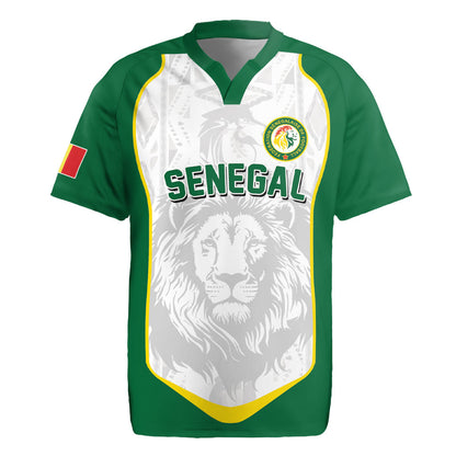 Custom Senegal Football 2026 Rugby Jersey Proud Lions of Teranga Spirit