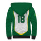 Custom Senegal Football 2026 Sherpa Hoodie Proud Lions of Teranga Spirit