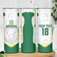 Custom Senegal Football 2026 Skinny Tumbler Proud Lions of Teranga Spirit