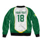 Custom Senegal Football 2026 Sleeve Zip Bomber Jacket Proud Lions of Teranga Spirit
