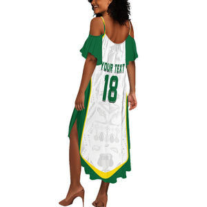 Custom Senegal Football 2026 Summer Maxi Dress Proud Lions of Teranga Spirit