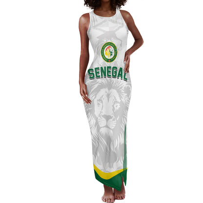 Custom Senegal Football 2026 Tank Maxi Dress Proud Lions of Teranga Spirit