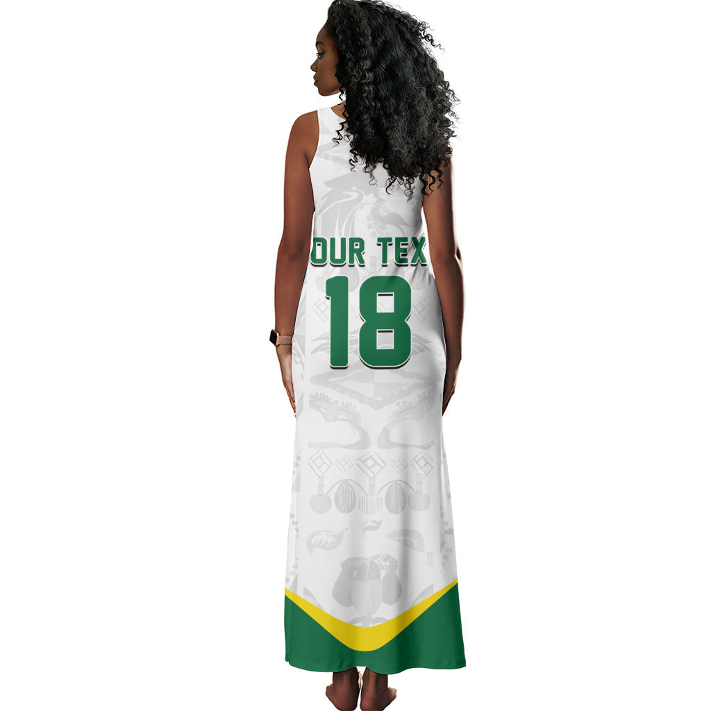 Custom Senegal Football 2026 Tank Maxi Dress Proud Lions of Teranga Spirit