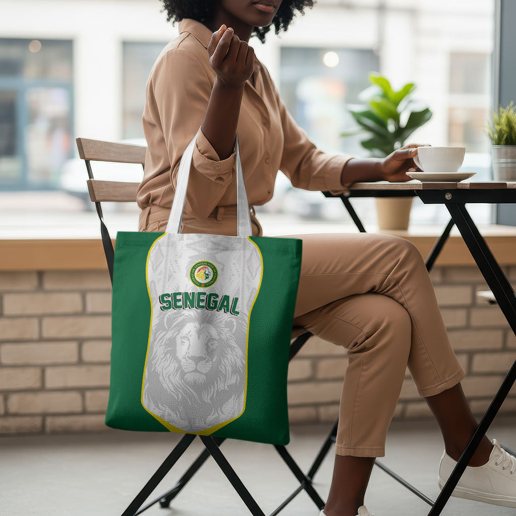 Senegal Football 2026 Tote Bag Proud Lions of Teranga Spirit