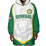 Custom Senegal Football 2026 Wearable Blanket Hoodie Proud Lions of Teranga Spirit