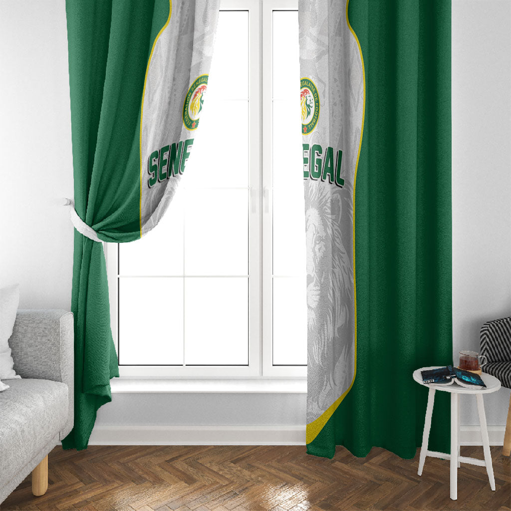 Senegal Football 2026 Window Curtain Proud Lions of Teranga Spirit