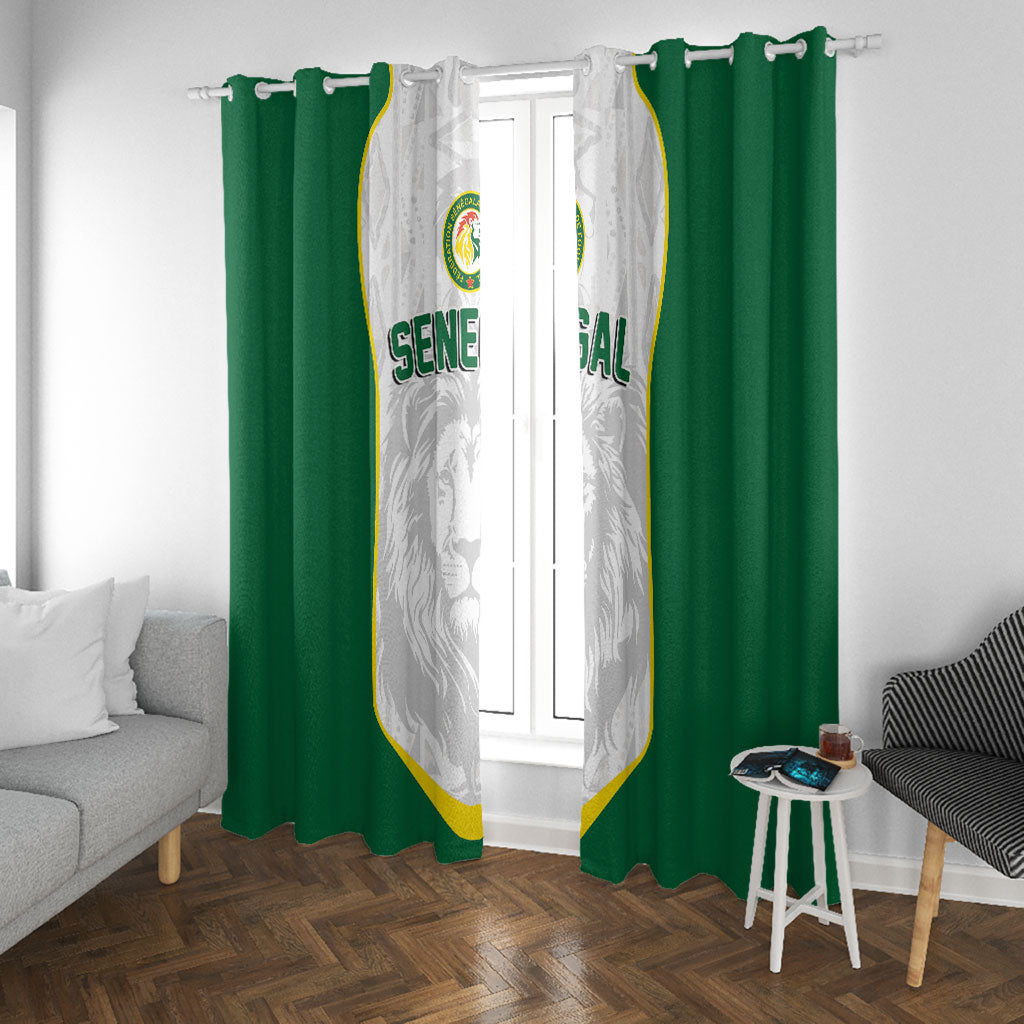 Senegal Football 2026 Window Curtain Proud Lions of Teranga Spirit