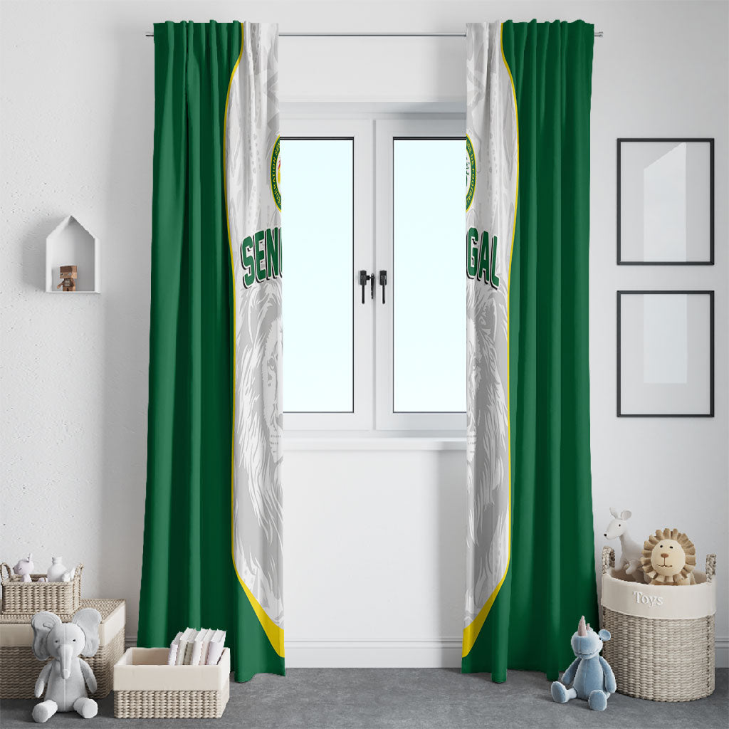Senegal Football 2026 Window Curtain Proud Lions of Teranga Spirit