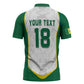Custom Senegal Football 2026 Zipper Polo Shirt Proud Lions of Teranga Spirit
